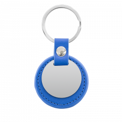 Engraved Circle Keychain