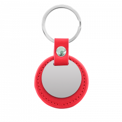 Engraved Circle Keychain