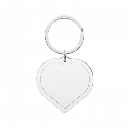 Personalised Picture Heart Keychain