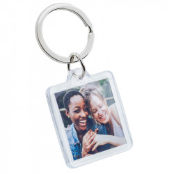 Personalised Picture Square Keychain