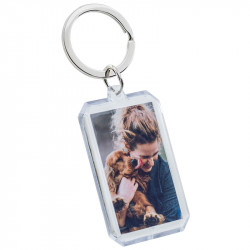 Personalised Picture Rectangle Keychain