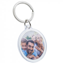 Personalised Picture Circle Keychain
