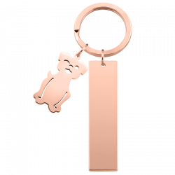 Personalised Engraved Keyring for Dog Lovers