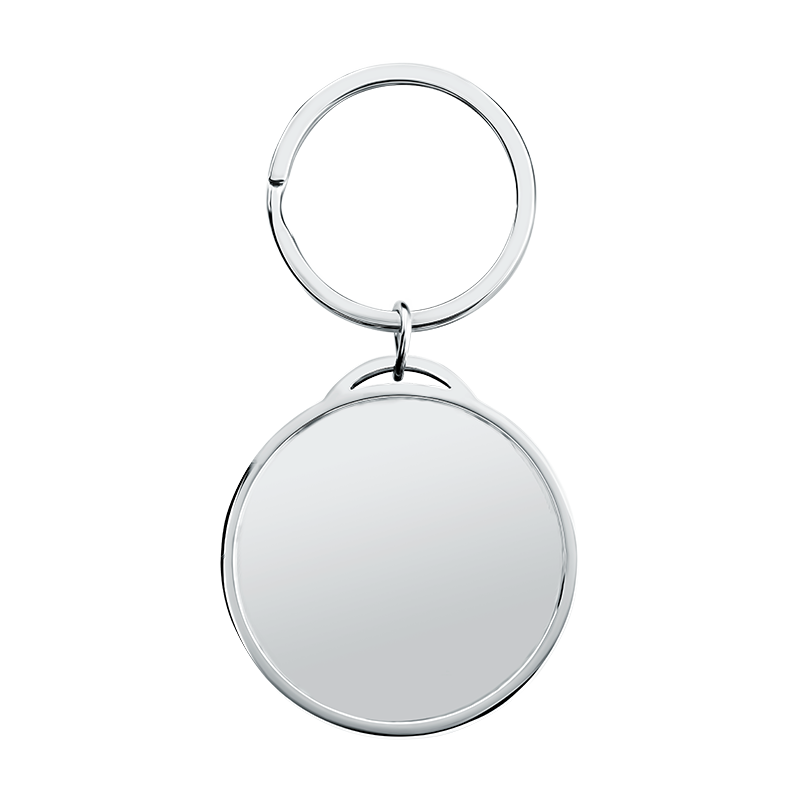 In Circle Key Rings Personalized Luxury Circle Keyring with Photo