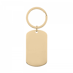 Porte-clés plaque militaire