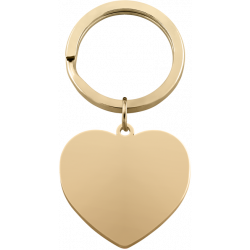 Engraved heart keychain with picture