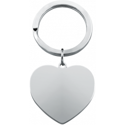 Engraved heart keychain