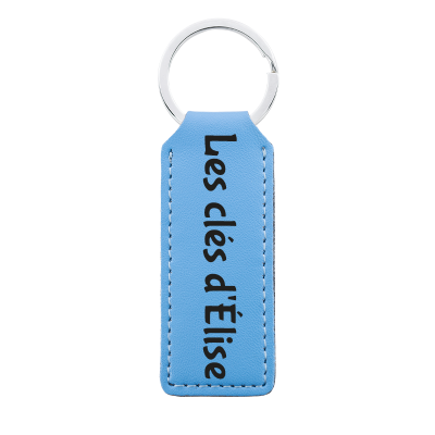 Porte-clés Personnalisé en Cuir Véritable