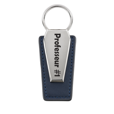 Porte-clés Personnalisé en Cuir avec Plaque...