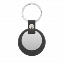 Porte-clés Rond Gravé Personnalisé avec Cuir