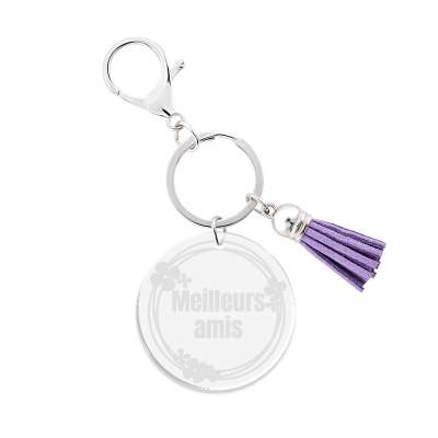 Porte-clés Personnalisé en Acrylique avec...