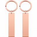 Personalized 2 Engraved Rectangle Keyrings