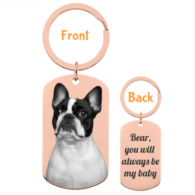 Military Tag Dog or Cat Photo and Text Engraved...