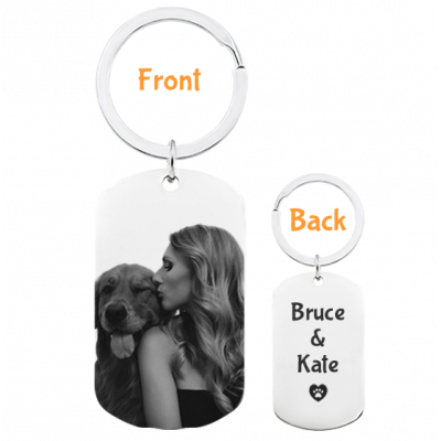 Military Tag Dog or Cat Photo and Text Engraved...