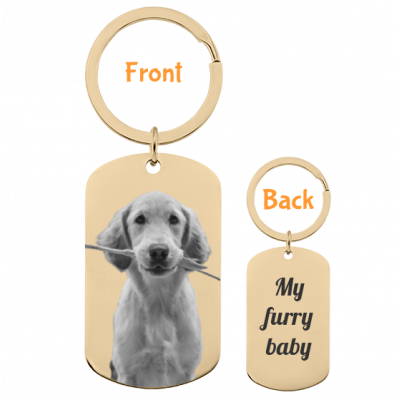 Military Tag Dog or Cat Photo and Text Engraved...