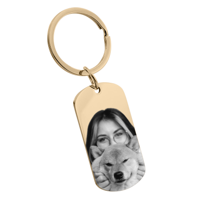 Military Tag Dog or Cat Photo and Text Engraved...
