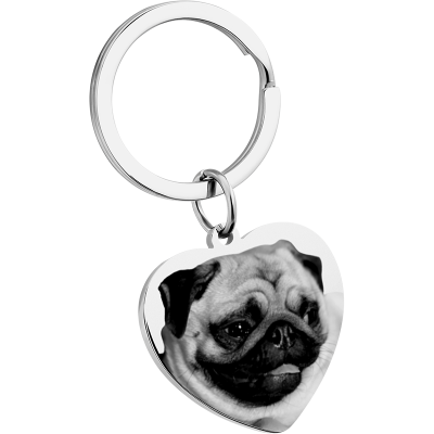 Personalized Heart Dog or Cat Photo and Text...