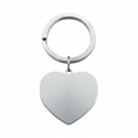 Engraved Heart Keyring