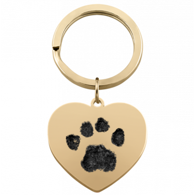 Personalized Heart and Text Engraved Keyring...
