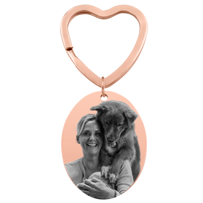 Personalized Oval Dog or Cat Photo Engraved...