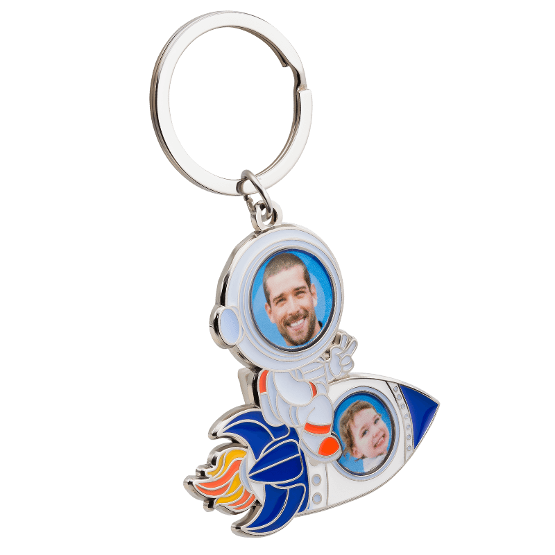 Astronaut Keyring with Personalized Face