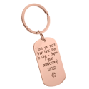 Personalised Photo Engraved Keyring - Best Dad