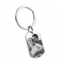Personalized Dog Tag Photo Keyring – Front Image & Back Inscription