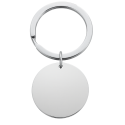 Picture-to-drawing Large Round Keyring – Personalized with Photo & Engraving